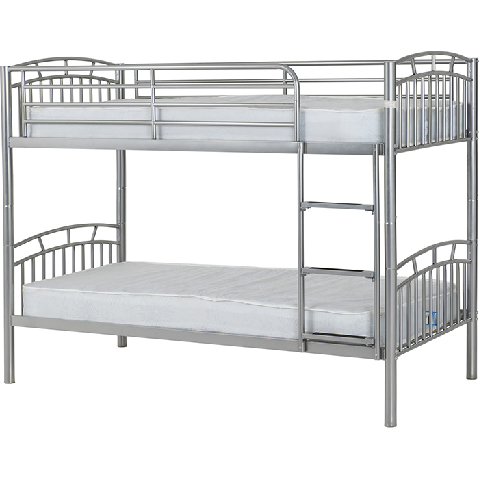 Ventura 3' Bunk Bed In Black Or Silver